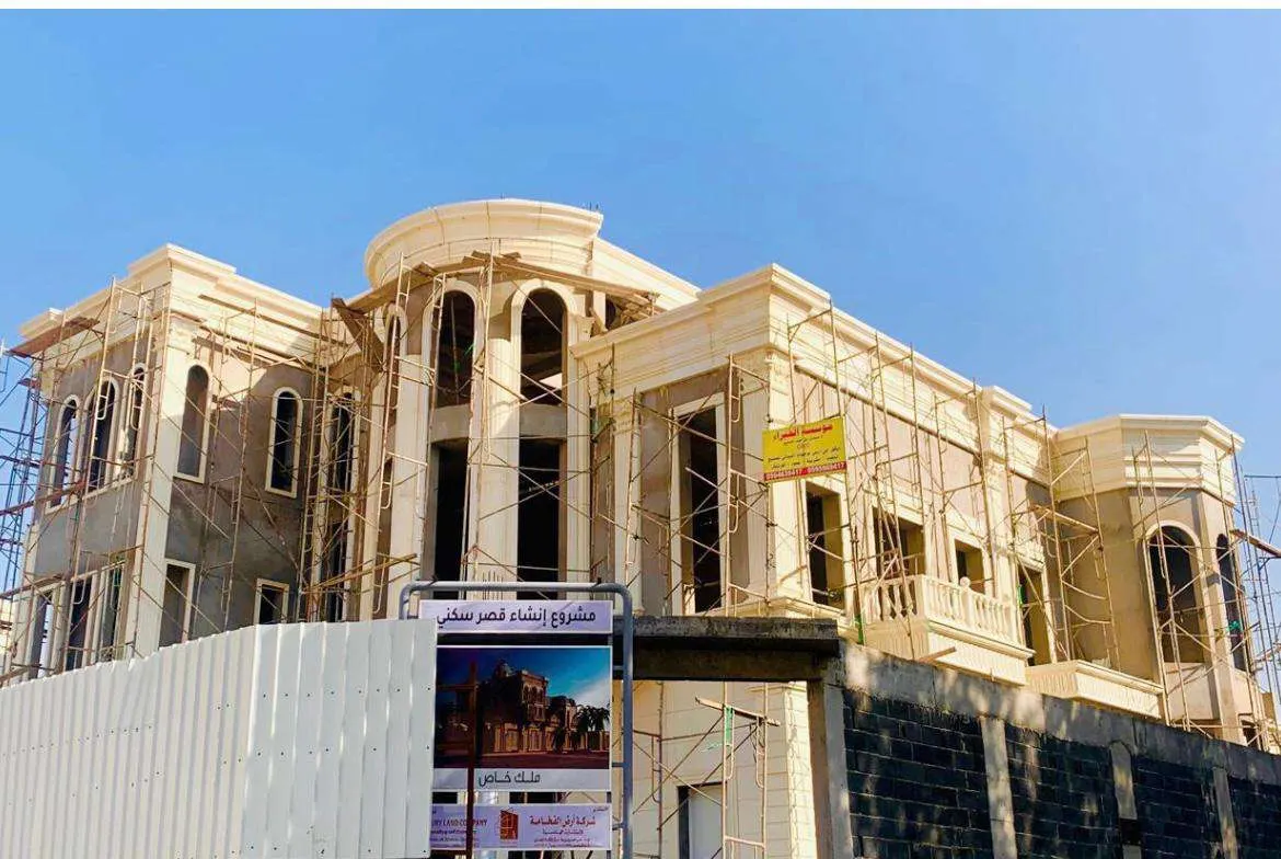 مشروع إنشاء قصر سكني — أعمال GRC أثناء التنفيذ
